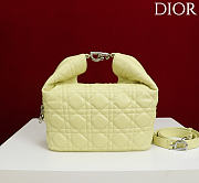 Okify Dior Toujours Hobo Bag Yellow 22.5x14x7.5cm - 2