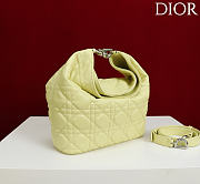 Okify Dior Toujours Hobo Bag Yellow 22.5x14x7.5cm - 6