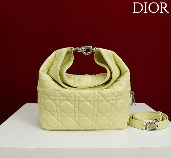 Okify Dior Toujours Hobo Bag Yellow 22.5x14x7.5cm