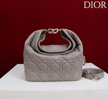 Okify Dior Toujours Hobo Bag Gray 22.5x14x7.5cm