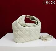 Okify Dior Toujours Hobo Bag Light Sage Green 22.5x14x7.5cm - 2