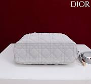 Okify Dior Toujours Hobo Bag Light Purple Suede 22.5x14x7.5cm - 5