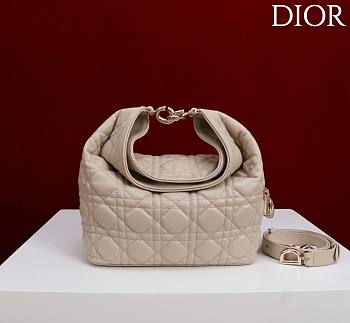 Okify Dior Toujours Hobo Bag Beige 22.5x14x7.5cm