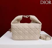 Okify Dior Toujours Hobo Bag Beige 22.5x14x7.5cm - 2
