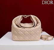 Okify Dior Toujours Hobo Bag Nude 22.5x14x7.5cm - 1