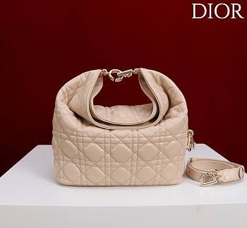 Okify Dior Toujours Hobo Bag Nude 22.5x14x7.5cm