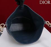 Okify Dior Toujours Hobo Bag Dark Blue 22.5x14x7.5cm - 6