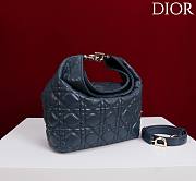 Okify Dior Toujours Hobo Bag Dark Blue 22.5x14x7.5cm - 3