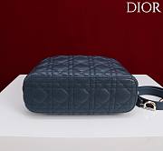 Okify Dior Toujours Hobo Bag Dark Blue 22.5x14x7.5cm - 2