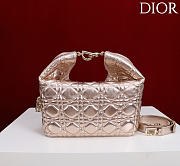 Okify Dior Toujours Hobo Bag Rose Gold 22.5x14x7.5cm - 5