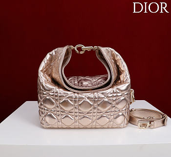 Okify Dior Toujours Hobo Bag Rose Gold 22.5x14x7.5cm