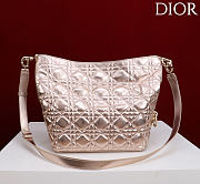 Okify Dior Toujours Hobo Bag Rose Gold 22.5x14x7.5cm - 6