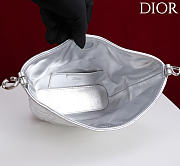 Okify Dior Toujours Hobo Bag Silver 17.5x19x7cm - 6
