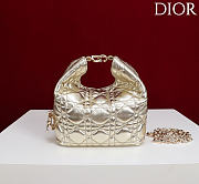 Okify Dior Toujours Hobo Bag Light Gold 17.5x19x7cm - 6
