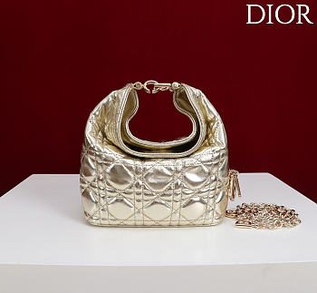Okify Dior Toujours Hobo Bag Light Gold 17.5x19x7cm