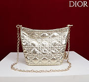 Okify Dior Toujours Hobo Bag Light Gold 17.5x19x7cm - 3