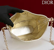 Okify Dior Toujours Hobo Bag Light Gold 17.5x19x7cm - 2