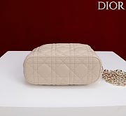 Okify Dior Toujours Hobo Bag Beige 17.5x19x7cm - 4