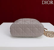 Okify Dior Toujours Hobo Bag Gray 17.5x19x7cm - 5