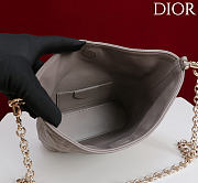 Okify Dior Toujours Hobo Bag Gray 17.5x19x7cm - 2