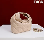 Okify Dior Toujours Hobo Bag Nude 17.5x19x7cm - 4