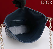 Okify Dior Toujours Hobo Bag Dark Blue 17.5x19x7cm - 3