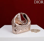 Okify Dior Toujours Hobo Bag Rose Gold 17.5x19x7cm - 3