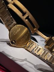 Okify Cartier Ballon Bleu Gold Watch 33mm 29818 - 3
