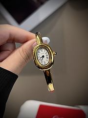 Okify Cartier Baignoire Gold Watch 24.6x18.7mm - 1