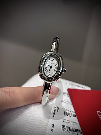 Okify Cartier Baignoire Silver Watch 24.6x18.7mm