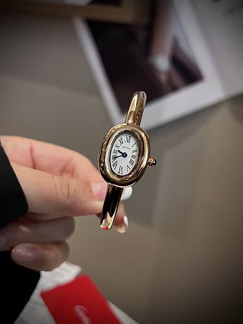 Okify Cartier Baignoire Rose Gold Watch 24.6x18.7mm