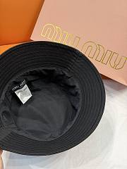 Okify MiuMiu Black Bucket Hat 29822 - 6