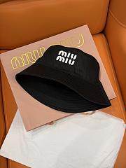 Okify MiuMiu Black Bucket Hat 29822 - 1