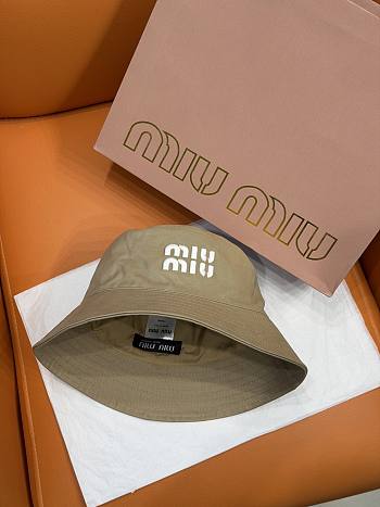 Okify MiuMiu Beige Bucket Hat 29823