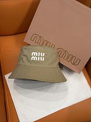 Okify MiuMiu Beige Bucket Hat 29823 - 2