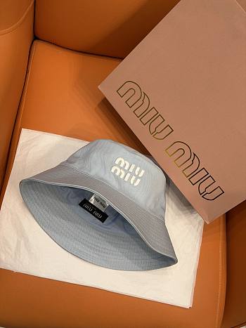 Okify MiuMiu Light Blue Bucket Hat 29825