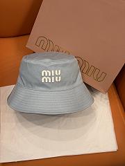 Okify MiuMiu Light Blue Bucket Hat 29825 - 5