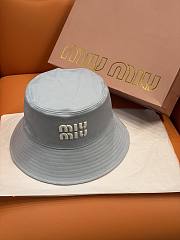 Okify MiuMiu Light Blue Bucket Hat 29825 - 3