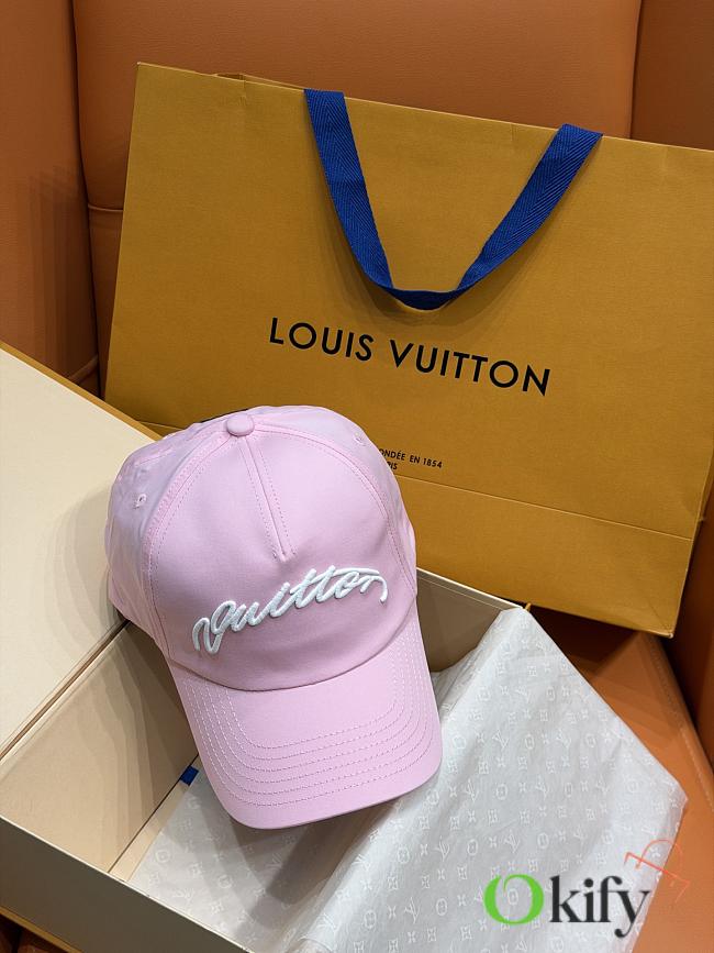 Okify Louis Vuitton Pink Cap 29830 - 1