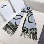 Okify Loewe Dark Green Scarf 29832 - 4