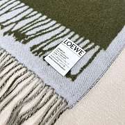 Okify Loewe Dark Green Scarf 29832 - 6