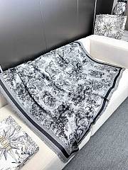 Okify Dior Black Square Scarf 140x140cm - 5