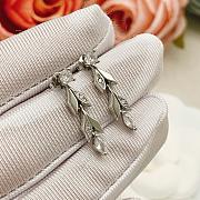 Okify Tiffany Silver Earrings With Diamond 29834 - 5