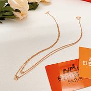 Okify Hermes Rose Gold Necklace 29839 - 6