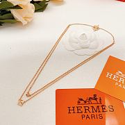 Okify Hermes Rose Gold Necklace 29839 - 4