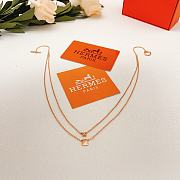 Okify Hermes Rose Gold Necklace 29839 - 2