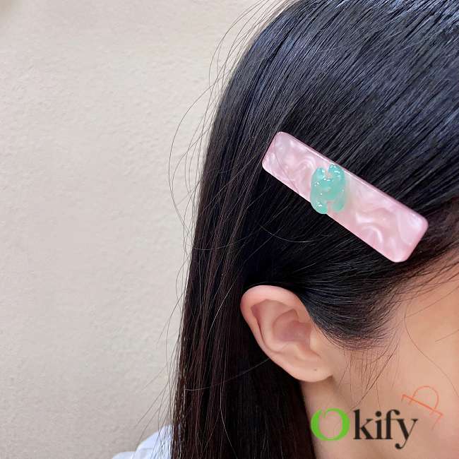 Okify CC Pink Hair Clip 29841 - 1
