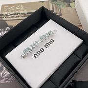 Okify MiuMiu Silver Hair Clip 29843 - 2