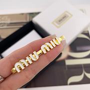 Okify MiuMiu Gold Hair Clip 29844 - 5