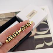 Okify MiuMiu Gold Hair Clip 29844 - 4